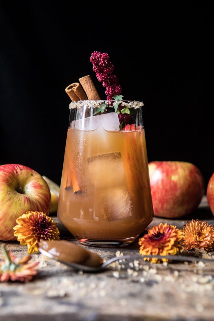 fall cocktails apple butter old fashioned