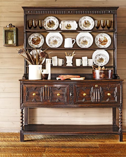 Kitchen hutch decorating ideas