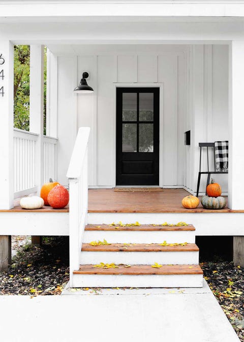 fall porch decor