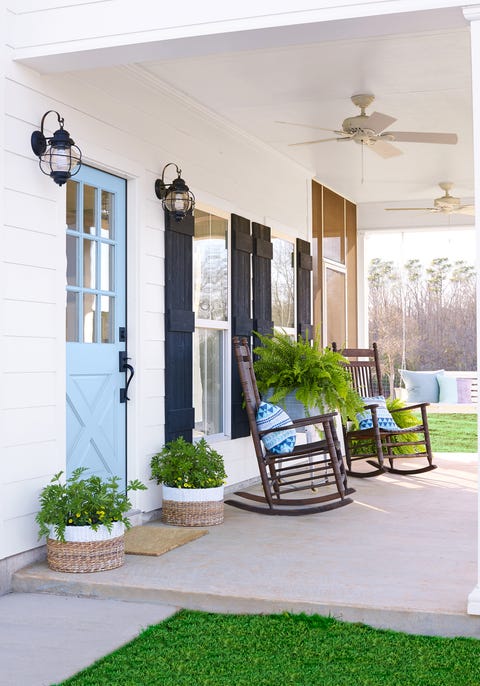 fall porch decor