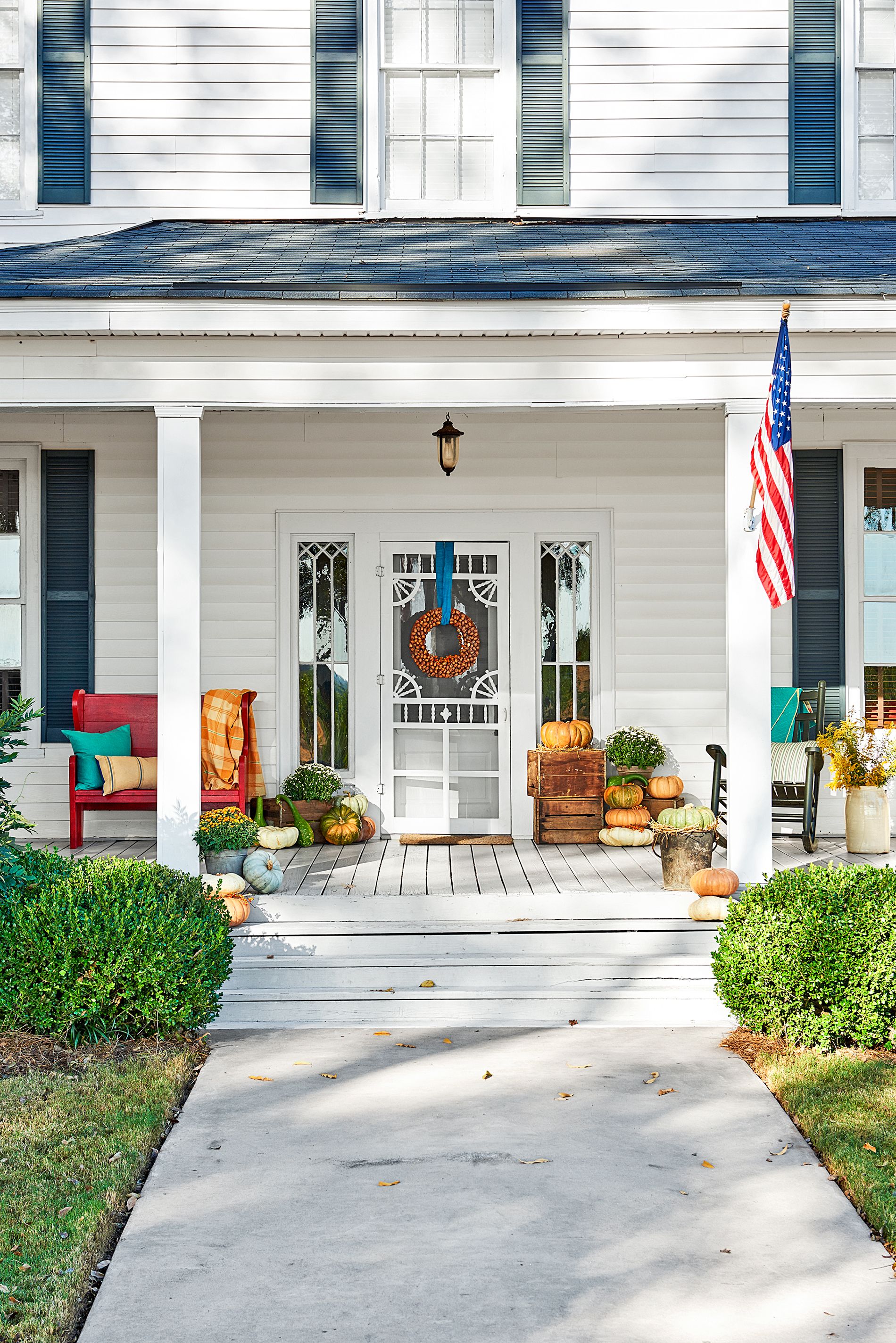 3404 Fall Porch Decor Ideas Best Autumn Front Porch Decorations