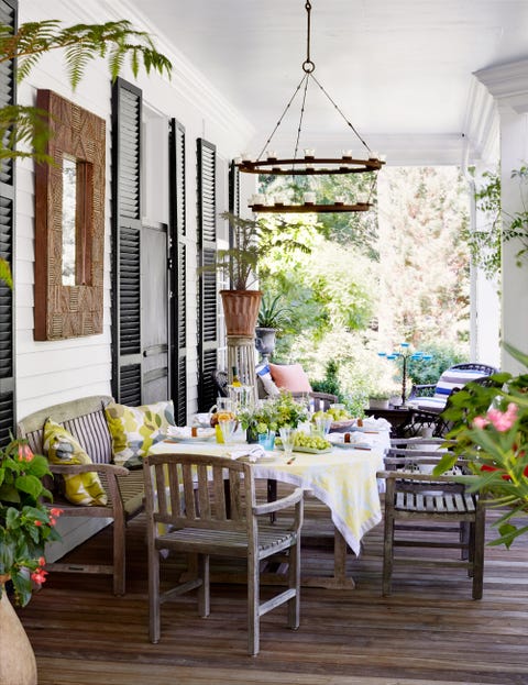 fall porch decor