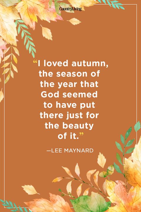 42 Fall Season Quotes - Best Sayings About Autumn