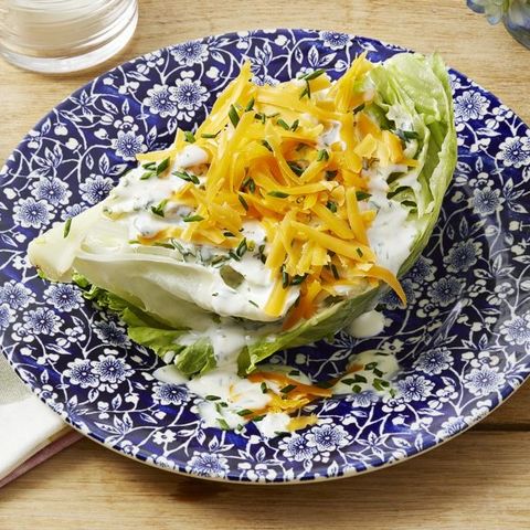 wedge salad with buttermilk ranch dressing