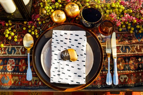 table set for fall