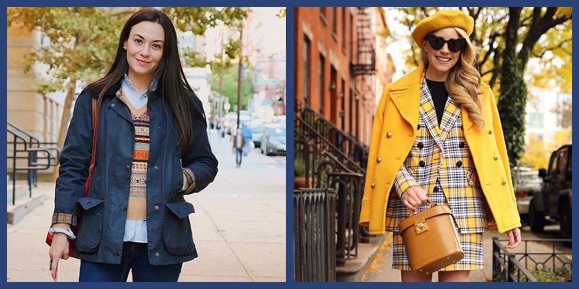 yellow and beige outfits