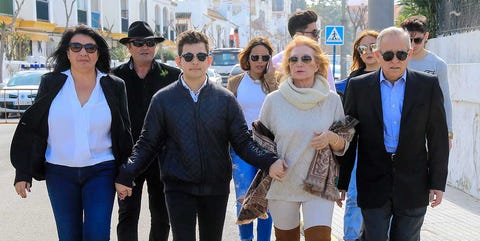La familia Mohedano en un homenaje a Rocío Jurado La familia Mohedano en un homenaje a Rocío Jurado