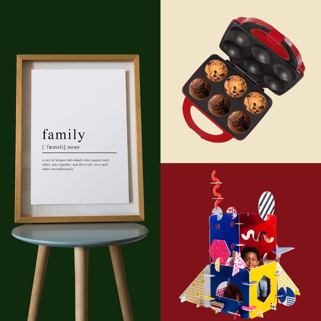 family christmas gifts on a grid