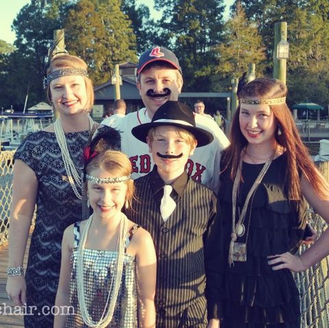 family halloween costumes 1920s flappers