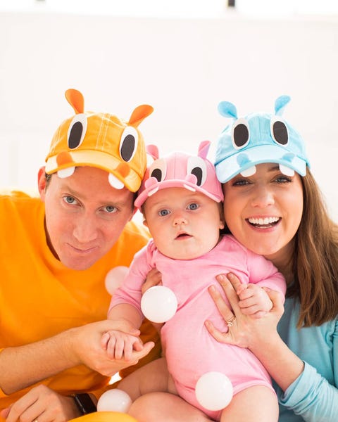 family halloween costumes hungry hippos