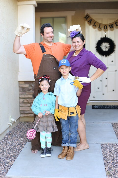 family halloween costumes wreck it ralph