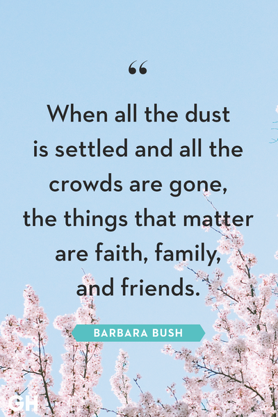 family quotes barbara bush