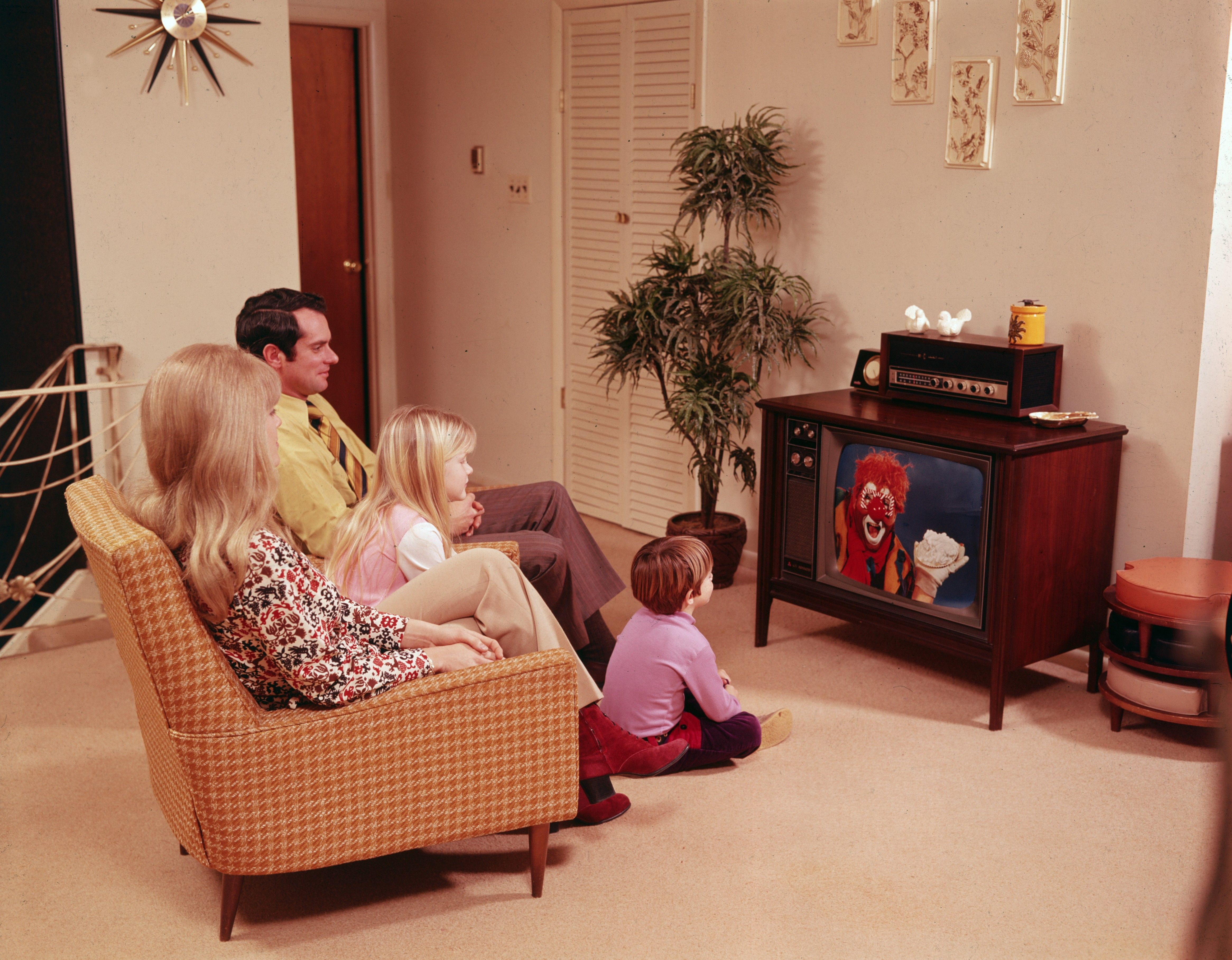 1970s Tv In The Living Room