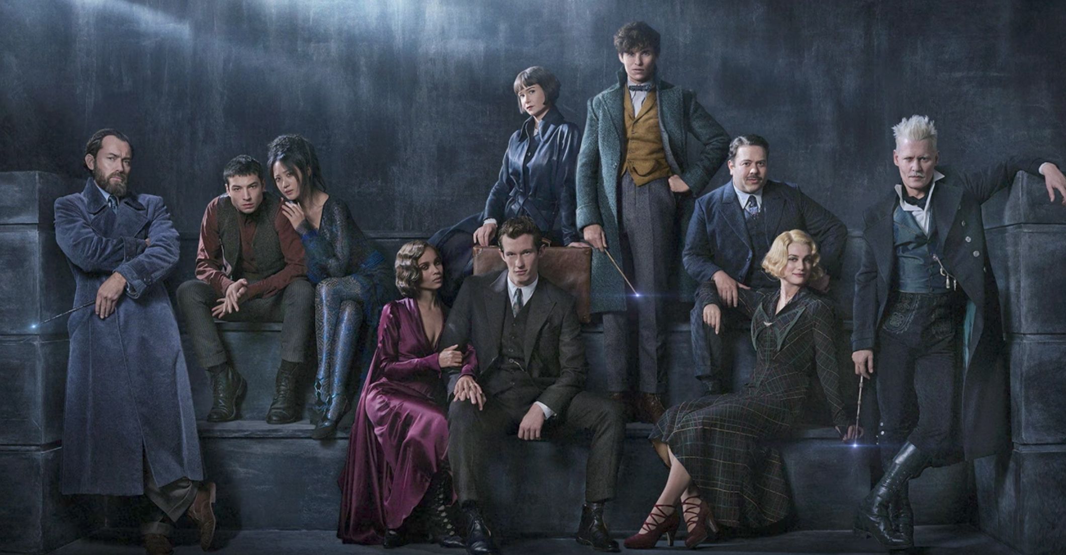 Jude Law In New Fantastic Beasts Cast Image - The Crimes Of Grindelwald ...