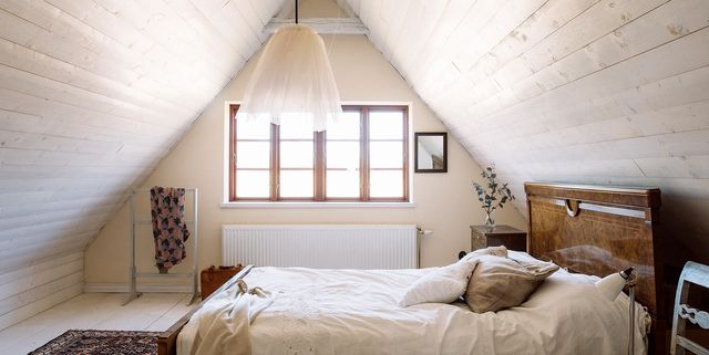 Attic Rooms Sloped Ceiling Design Ideas, Small Attic Bedroom Decorating Ideas