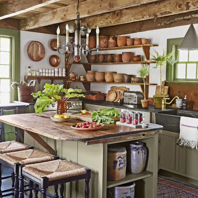 Rustic Cottage With Neutral Interiors Kitchen Fantastic