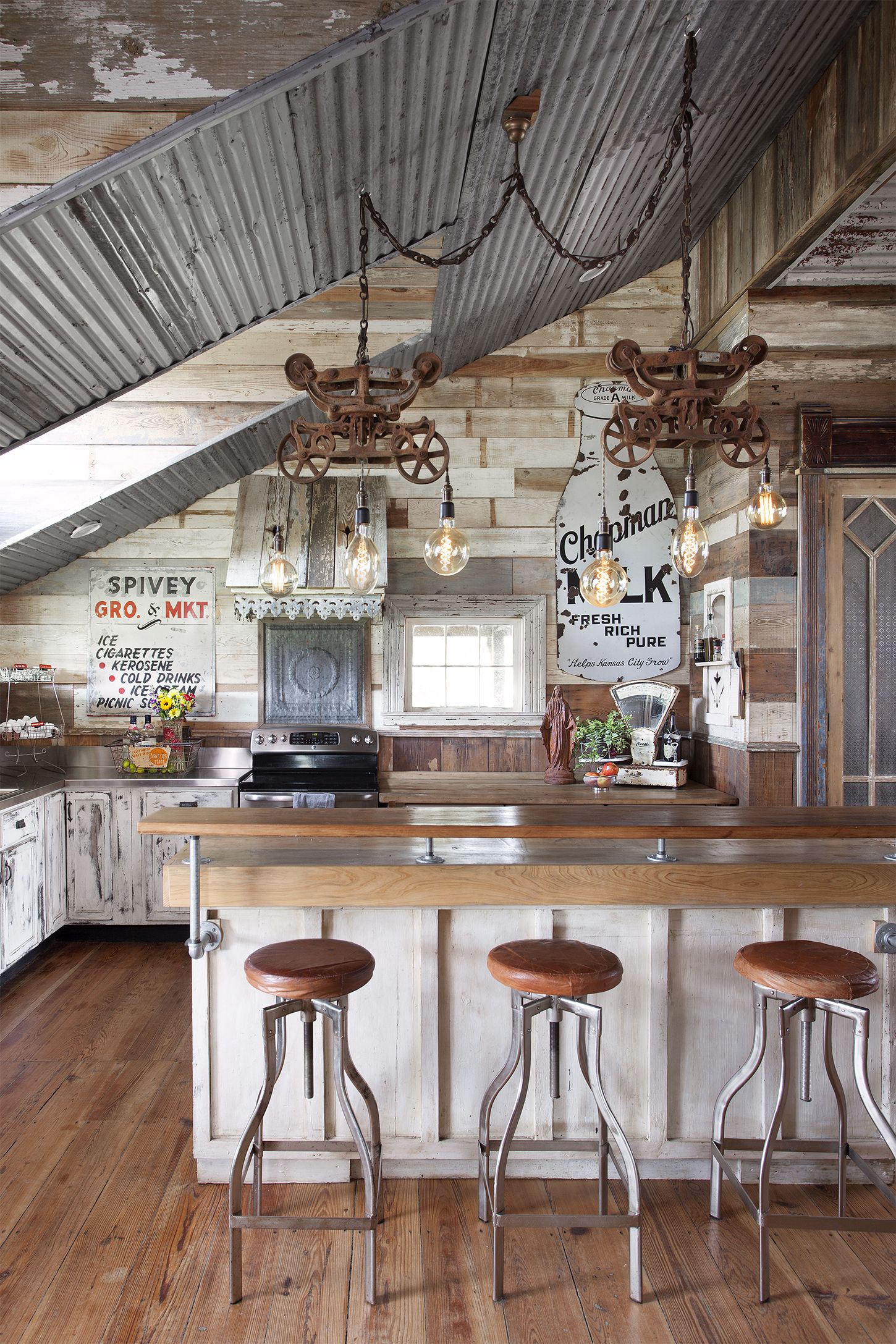 Antique Kitchen Island A Unique Rustic Farmhouse 