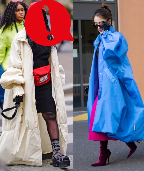 image Arriva l'inverno 2019, i primi veri freddi e i weekend sulla neve e la giacca a vento diventa obbligatoria: oversize, caldissima ad alto rischio Fashion Disaster: gli errori da non fare e gli abbinamenti da medaglia.