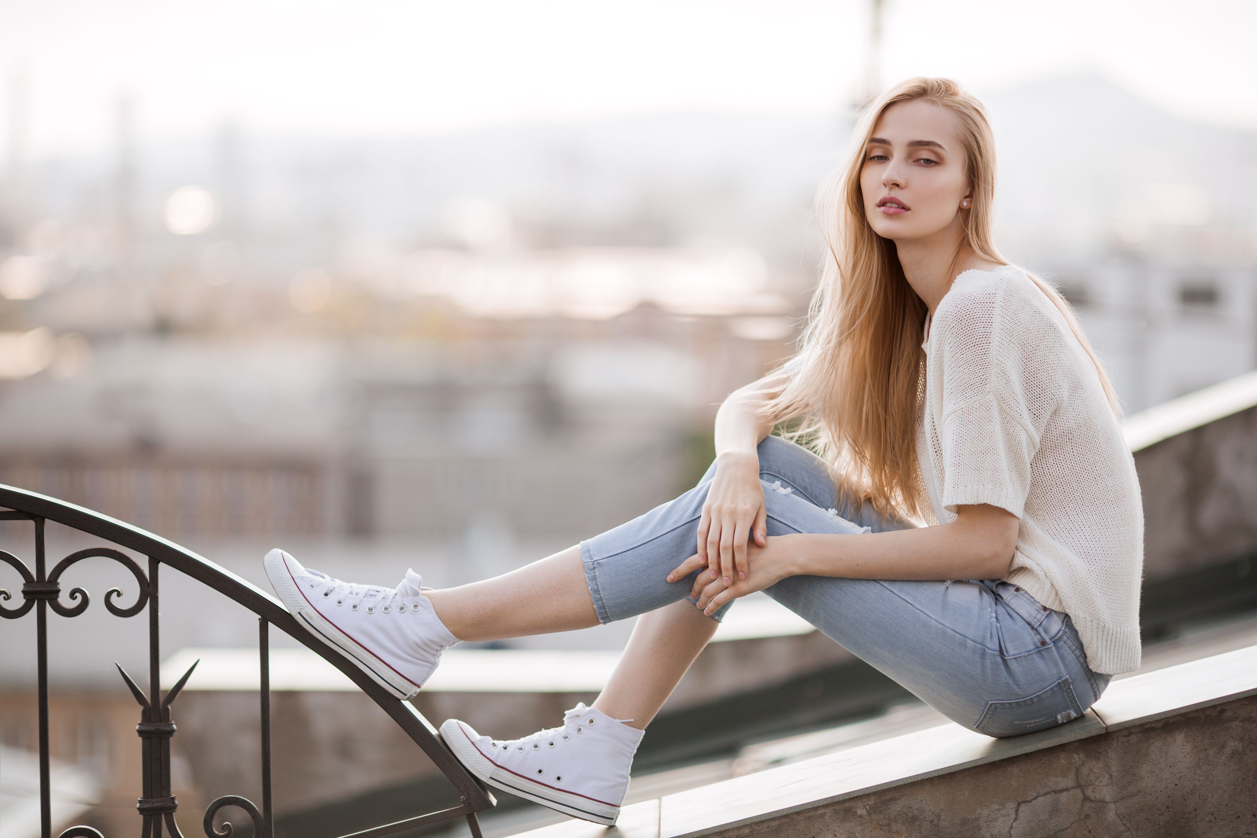 canvas shoes in white colour