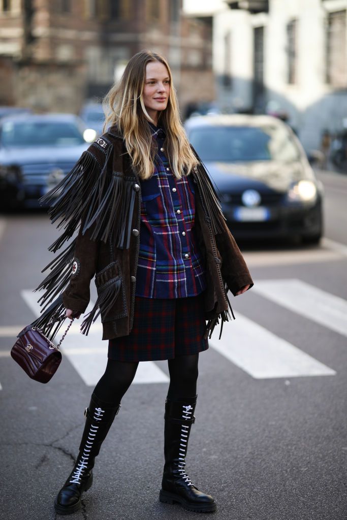 red flannel outfit women