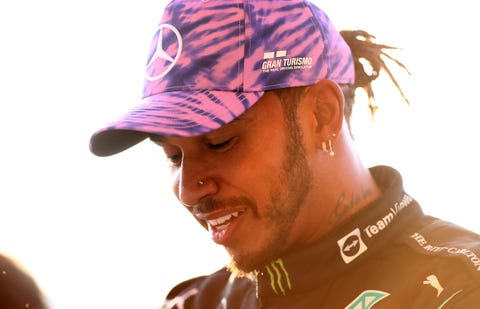 Lewis Hamilton at the British Grand Prix