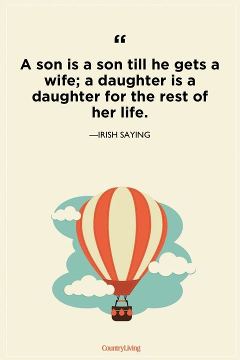 father daughter quotes  Irish Saying