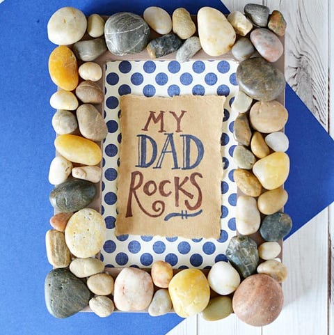 My Dad Rocks Picture Frame Father's Day Craft my dad rocks picture frame father's day craft