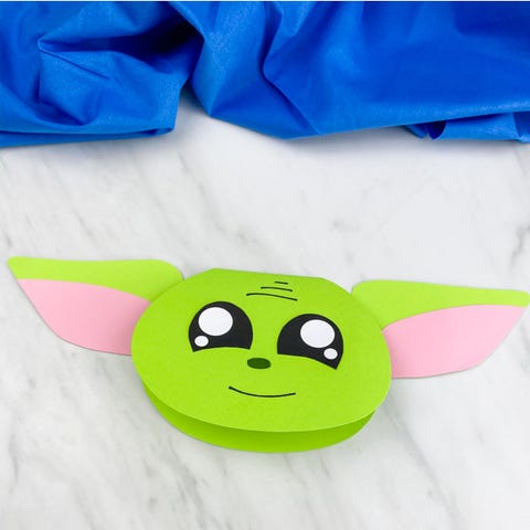 Yoda Card Father's Day Craft yoda card father's day craft
