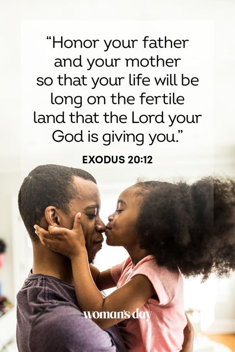 bible verse fathers day exodus 20 12