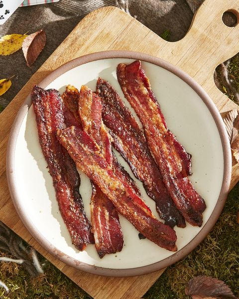 brown sugar and rosemary glazed bacon