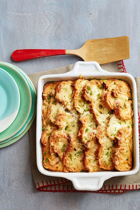 fathers day brunch ham and cheese breakfast bake