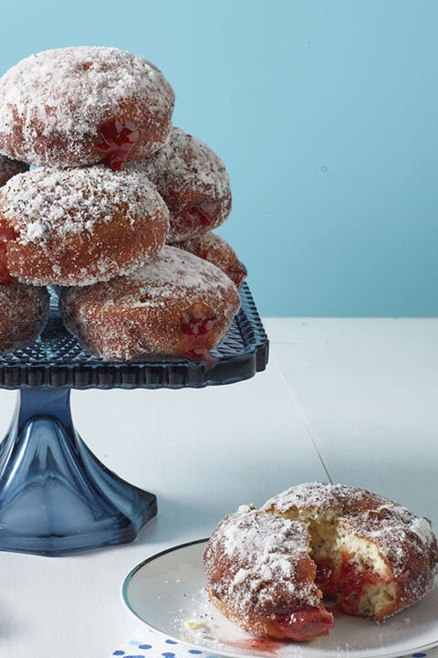 fathers day brunch lemon poppy seed jelly doughnuts
