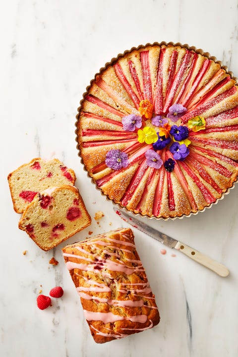 Father's Day Brunch Raspberry Lemon Pound Cake