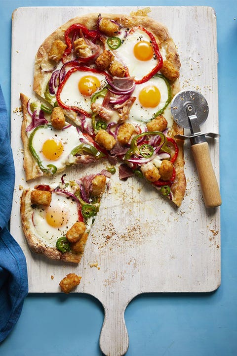 fathers day brunch tater tot pizza