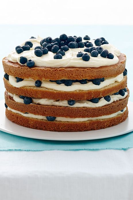 fathers day cakes lemon blueberry layer cake