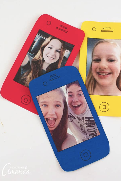 father's day card ideas cell phone selfie cards