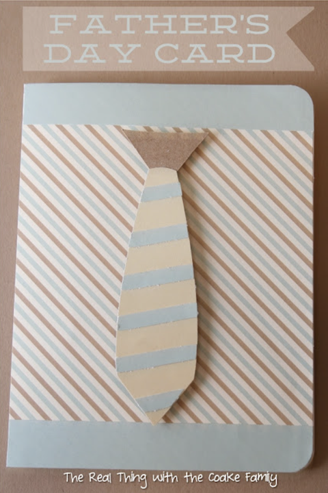 father's day card ideas  tie