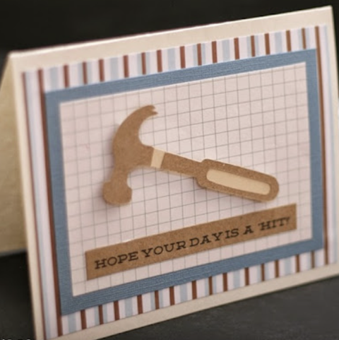 father's day crafts hammer card