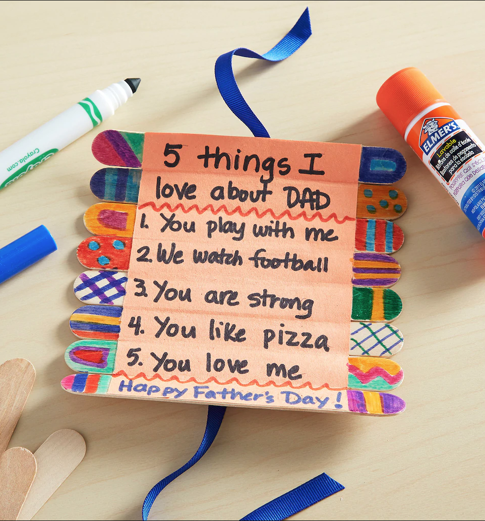 father's day gifts preschoolers can make