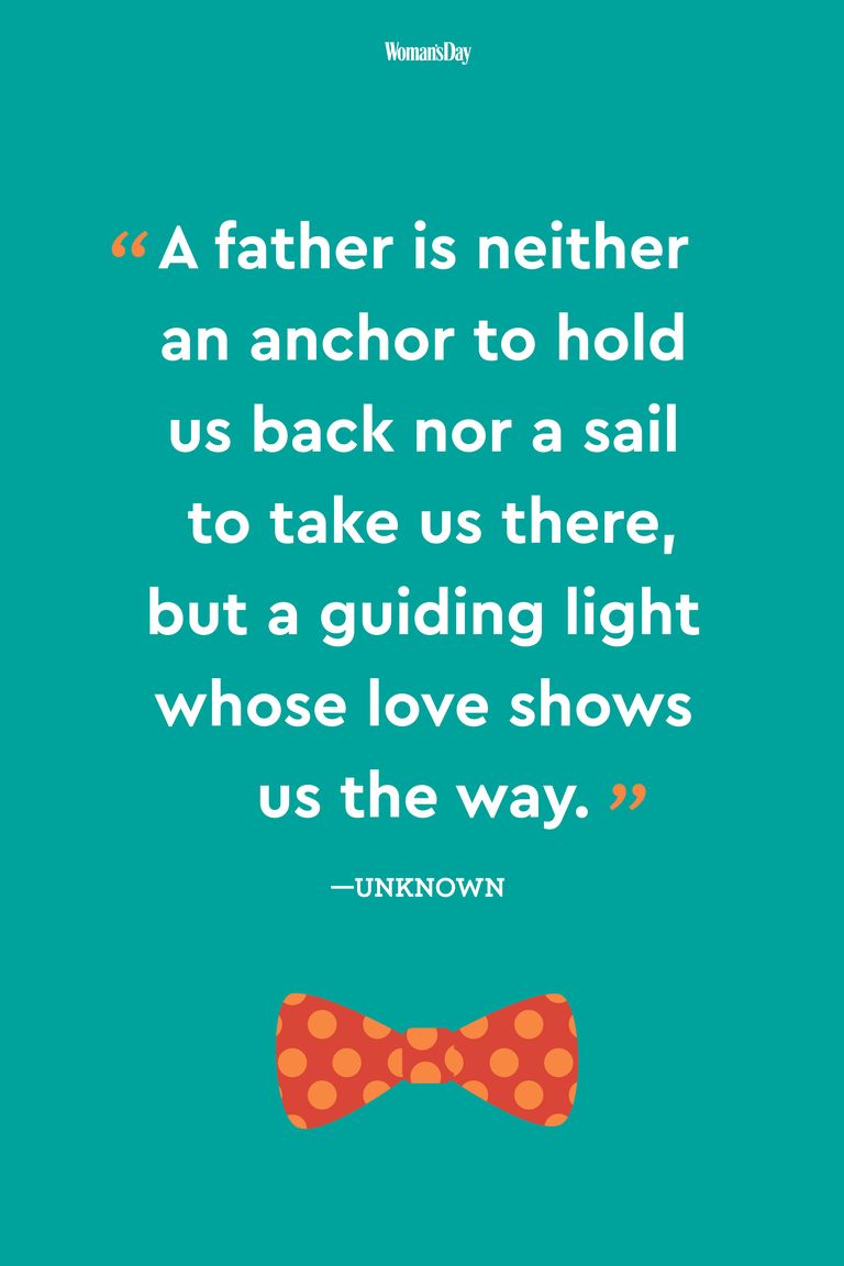 What is a meaningful quote for father's Day?