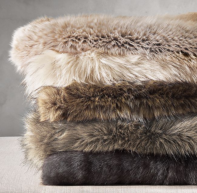 soft faux fur throw blanket