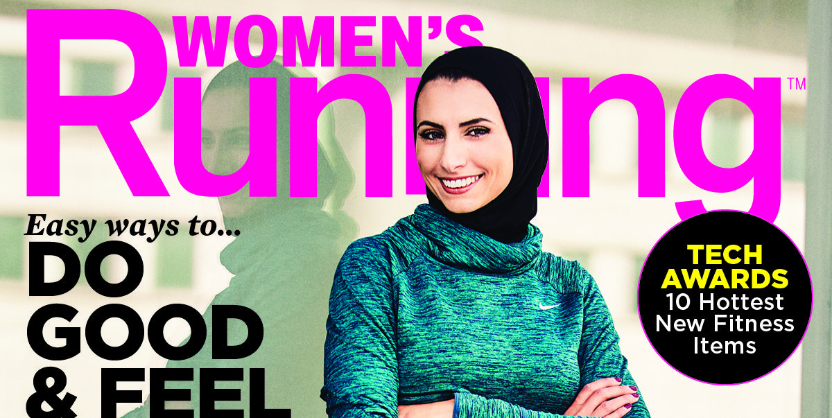 Women’s running magazine features Hijabi on the cover of the October 2016 issue