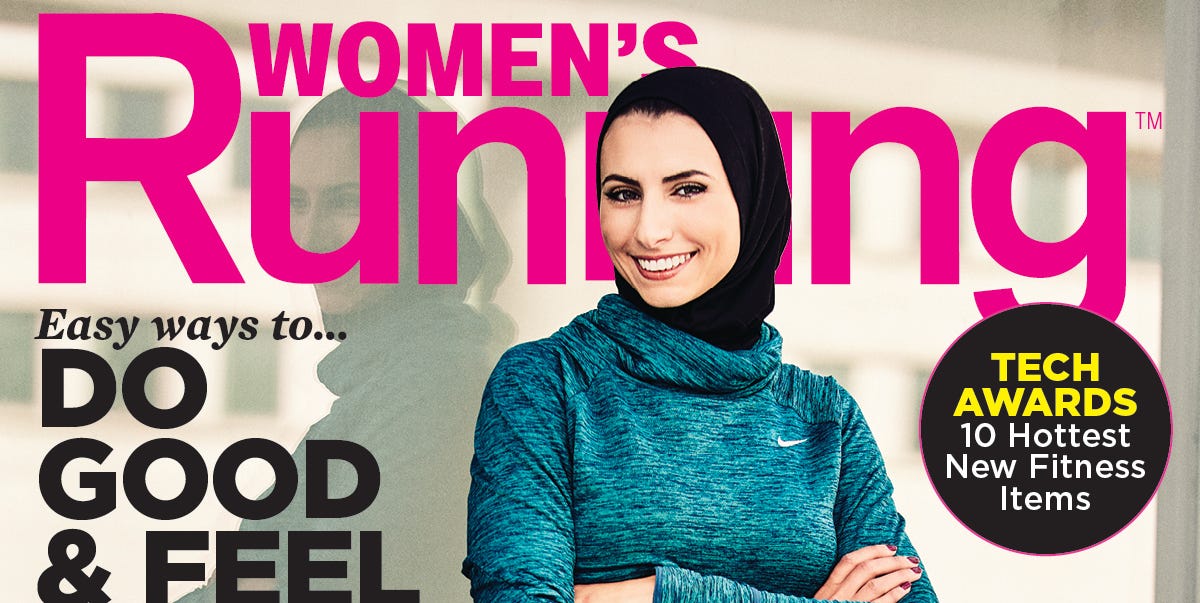 Women’s running magazine features Hijabi on the cover of the October 2016 issue