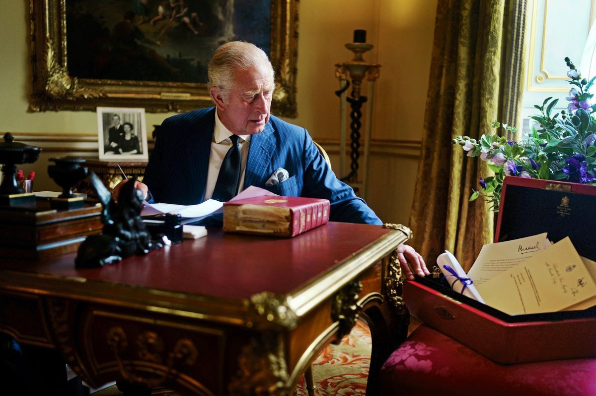 Buckingham Palace Unveils A New Portrait Of King Charles III