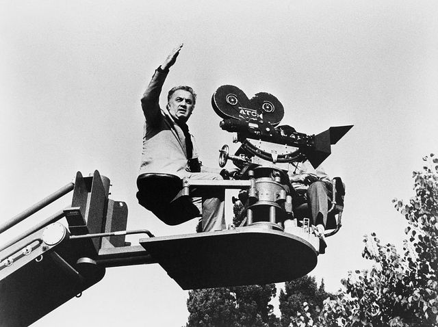 federico fellini directing from camera photo by �� john springer collectioncorbiscorbis via getty images