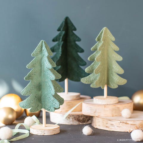 small christmas trees