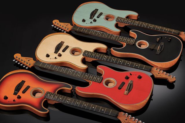 fender acoustasonic stratocaster guitars