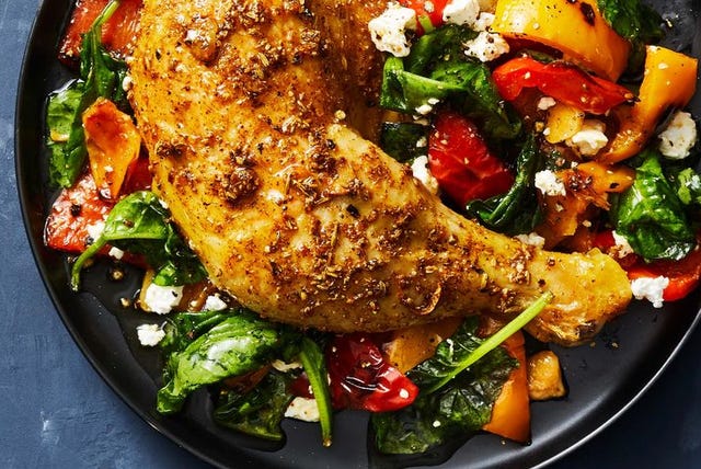 Fennel-Roasted Chicken and Peppers fennel roasted chicken and peppers