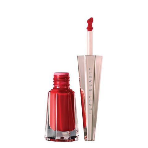 Red, Cosmetics, Lipstick, Lip gloss, Material property, Liquid, Eye liner, 