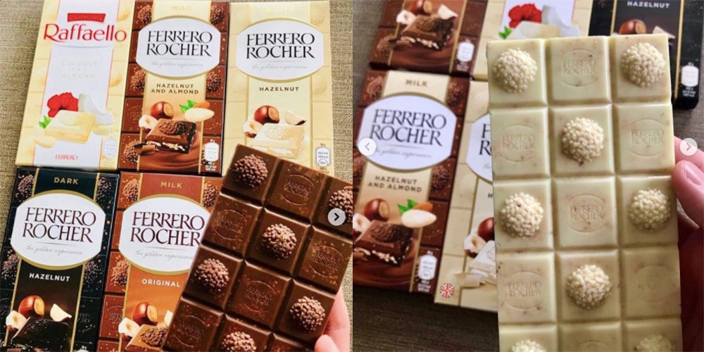 Ferrero Rocher Chocolate Bars Are Launching In The UK